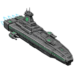 Cruiser-class hull concept render.